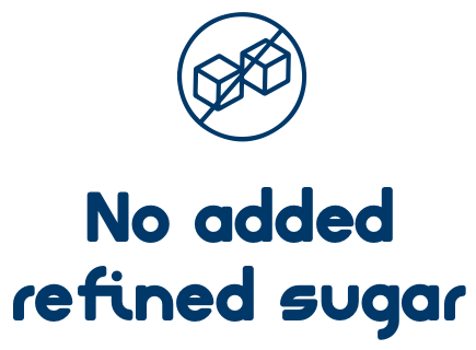 no added refined sugar